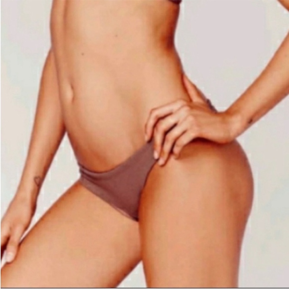 Metallic Bronze Bikini Bottom - Picture 3 of 9